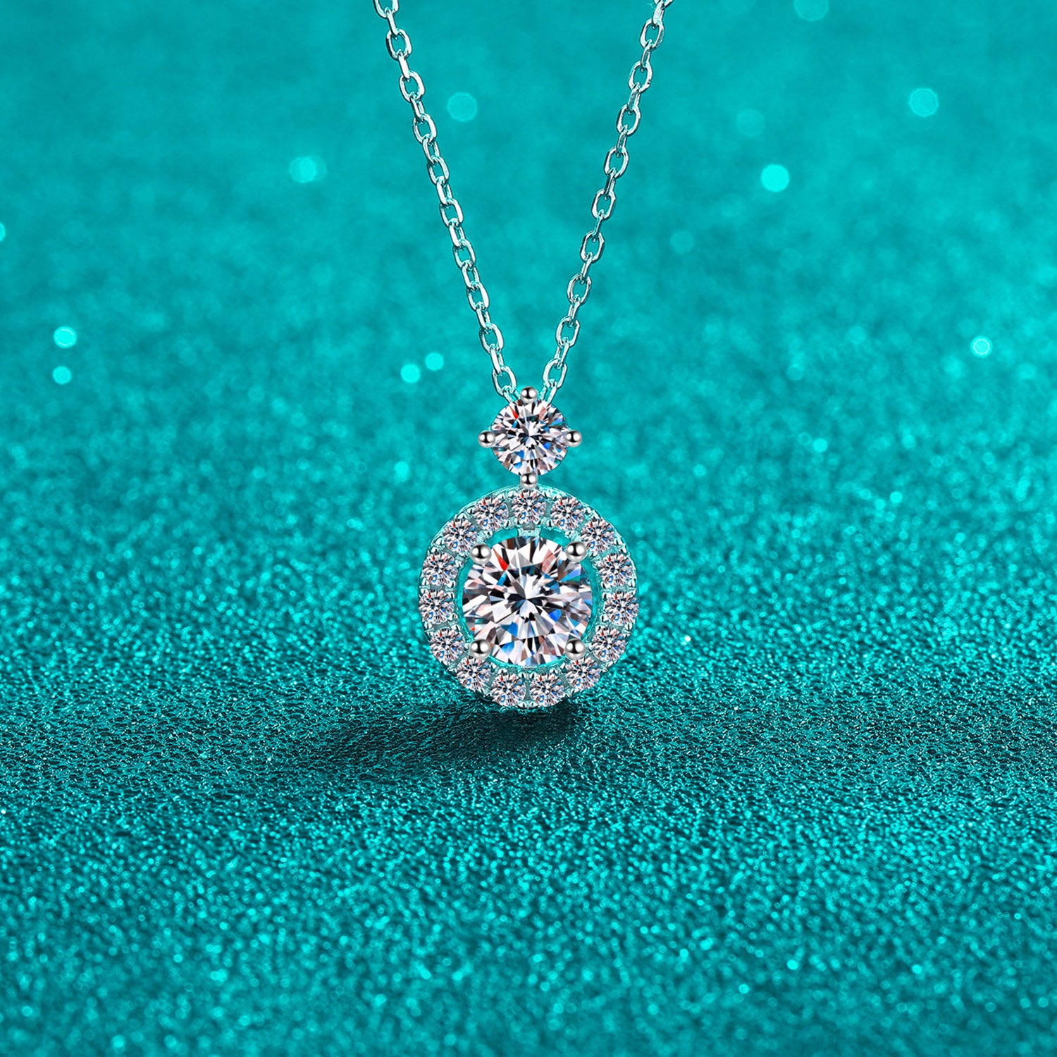 ■TATIANA■ Silver 925 Moissanite 05 Carat Necklace DN0001 1 MUSINSA | TATIANA [Silver 925] Moissanite 1 carat