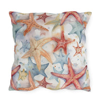 Starfish Beach Vibe Patterned Outdoor Pillows