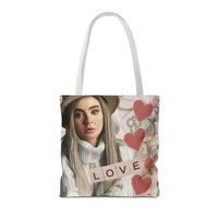 Love Tote Bag | Romantic Aesthetic Tote Bag for Women, Book Lovers, Dreamers & Everyday Elegance