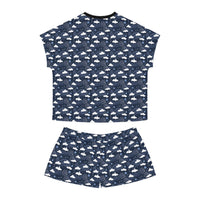 Midnight Moon and Star Women's Short Pajama Set