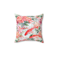 Just Keep Swimming Spun Polyester Square Pillow