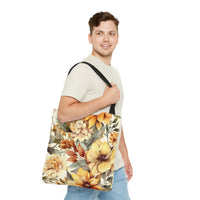 Sunny Colors Floral Tote Bag