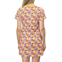 Sunshine Blooms Nightwear T-Shirt Dress