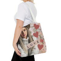 Love Tote Bag | Romantic Aesthetic Tote Bag for Women, Book Lovers, Dreamers & Everyday Elegance