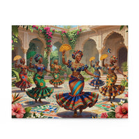 African Heritage Courtyard Celebration Puzzle (120, 252, 500-Piece)