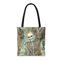 Skeleton Halloween Trick or Treat Adult Tote Bag