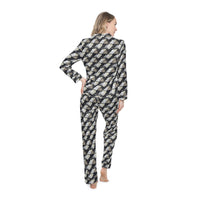 Abstract Dreams Women's Luxury Feel Satin Pajamas (AOP)