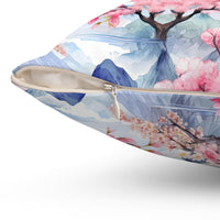 Perching Pretty Spun Polyester Square Pillow