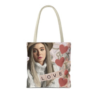 Love Tote Bag | Romantic Aesthetic Tote Bag for Women, Book Lovers, Dreamers & Everyday Elegance
