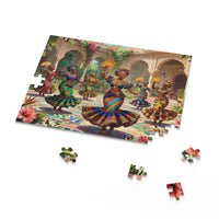African Heritage Courtyard Celebration Puzzle (120, 252, 500-Piece)
