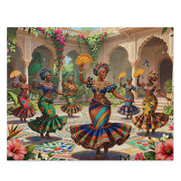 African Heritage Courtyard Celebration Puzzle (120, 252, 500-Piece)