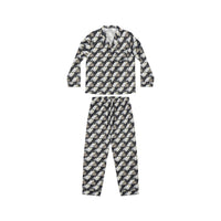 Abstract Dreams Women's Luxury Feel Satin Pajamas (AOP)