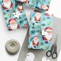 Santa Baby Satin Gift Wrap Papers
