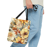 Sunny Colors Floral Tote Bag