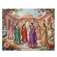 Indian Sari Garden Puzzle (120, 252, 500-Piece)