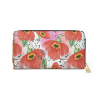 California Poppies Zipper Wallet