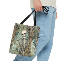 Skeleton Halloween Trick or Treat Adult Tote Bag
