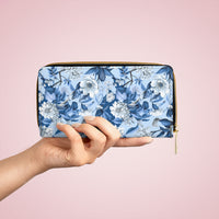 Oriental Bloom Zipper Wallet