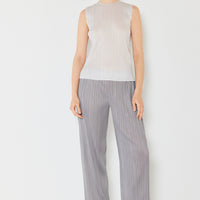 Marina West Swim Pleated Sleeveless Crewneck Tank