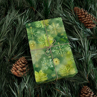 Evergreen Snowflakes Gift Wrap Papers