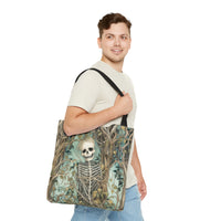 Skeleton Halloween Trick or Treat Adult Tote Bag