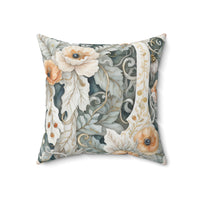 White Flower Bridal Inspired Pillow from Yumigara