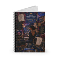Great Opportunities Find Me (Evening) Spiral Notebook - Ruled Line