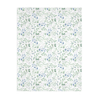 Petals of Bliss Reversible Velveteen Minky Blanket