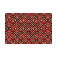 Ethnic Red Gold Gift Wrap Papers