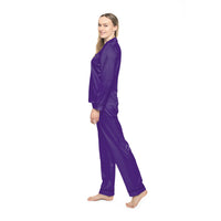 Purple Women's Luxury Satin Pajamas