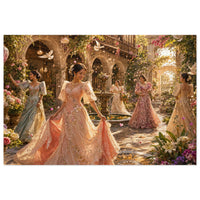 Maria Clara Garden Walk Jigsaw Puzzle with Tin (252, 500, 1000 pieces)
