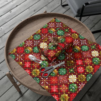 Red Green Geometric Gift Wrap Papers