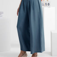 Wide Leg Elastic Waist Pants