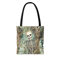 Skeleton Halloween Trick or Treat Adult Tote Bag