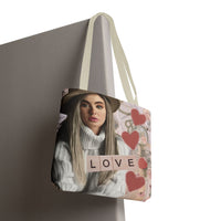 Love Tote Bag | Romantic Aesthetic Tote Bag for Women, Book Lovers, Dreamers & Everyday Elegance