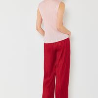 Marina West Swim Pleated Elastic-Waist Straight Pants