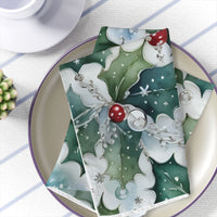 Winter Hollies Table Napkins