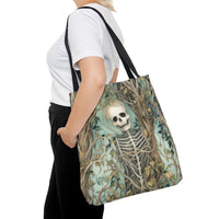 Skeleton Halloween Trick or Treat Adult Tote Bag