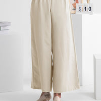 Wide Leg Elastic Waist Pants