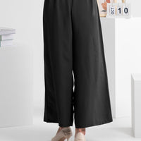 Wide Leg Elastic Waist Pants