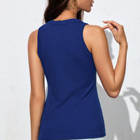 Solid Round Neck Tank