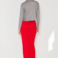 Marina West Swim Pleated Midi Pencil Skirt