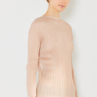 Marina West Swim Pleated Long Sleeve Boatneck Top
