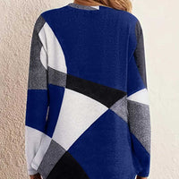 Color Block Round Neck T-Shirt