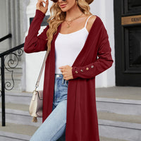 Come Out And Have Fun Long Sleeve Open Front Cardigan