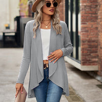 Open Front Long Sleeve Cardigan