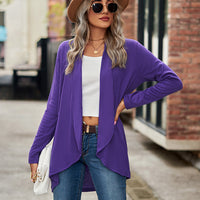 Open Front Long Sleeve Cardigan