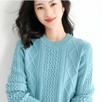 Regal Comfort Knitted Cashmere Pullover Sweater