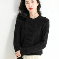 Regal Comfort Knitted Cashmere Pullover Sweater