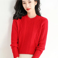 Regal Comfort Knitted Cashmere Pullover Sweater